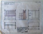 Ontwerp halbank met radiator
<br/>
Bouwdossier Singel 46/48, 1919